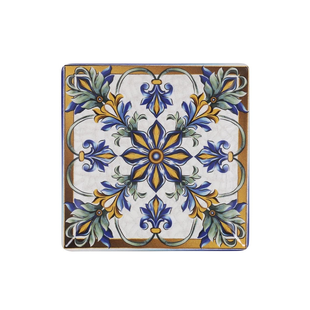 [B758006Y1-1] PLATO PAN MING II "BIZANCIO" 16x16x2cm
