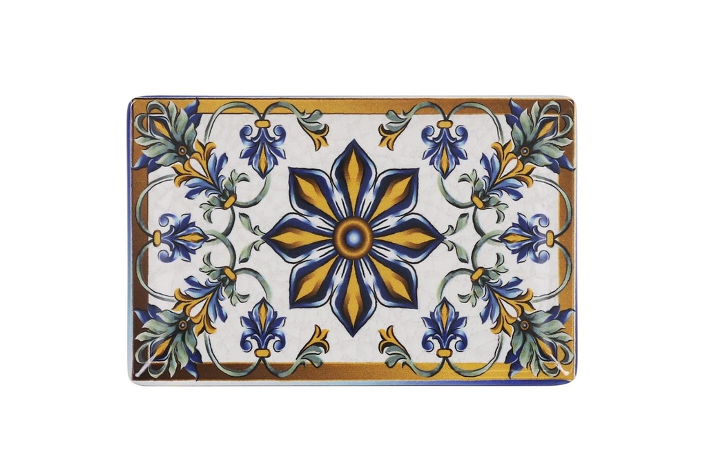 [B758007Y1-1] BANDEJA MING II "BIZANCIO" 20x13x2cm