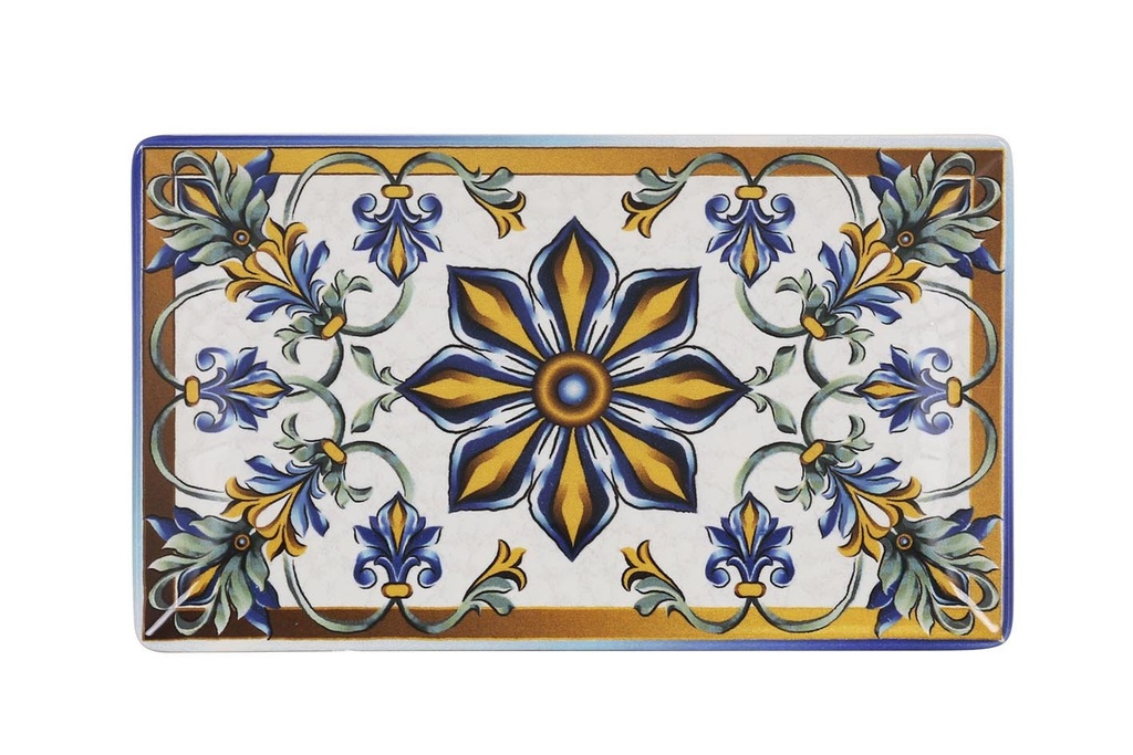 [B2768Y1-2] TRAY MING II "BIZANCIO" 25x15x2cm