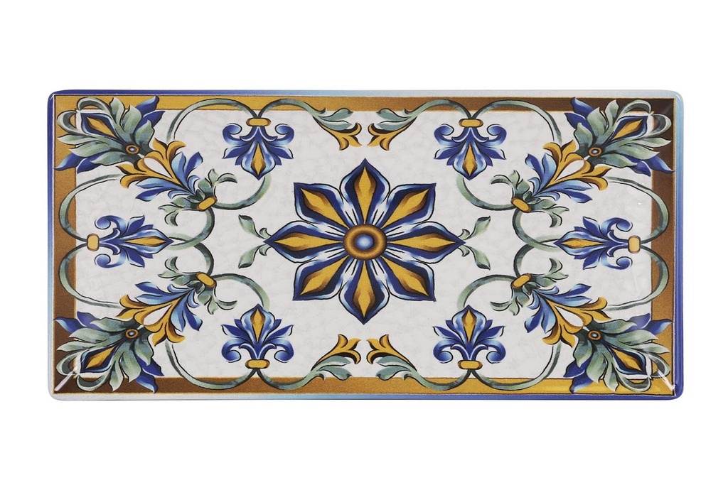 [B2973Y1-2] BANDEJA MING II "BIZANCIO" 30x15x2cm