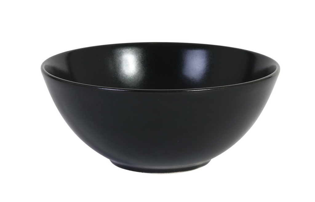 [B758039-2] BLACK BOWL ø16.5x7cm INFINITY