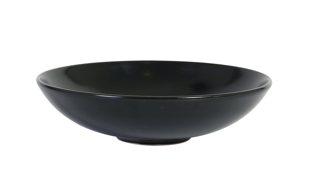 [B758038] & PLATO HONDO NEGRO ø19.5x5cm INFINITY