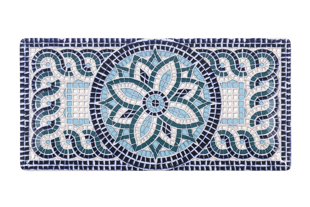 [B2973Y2-2] TRAY MING II ""MAYOLICA" 30x15x2cm
