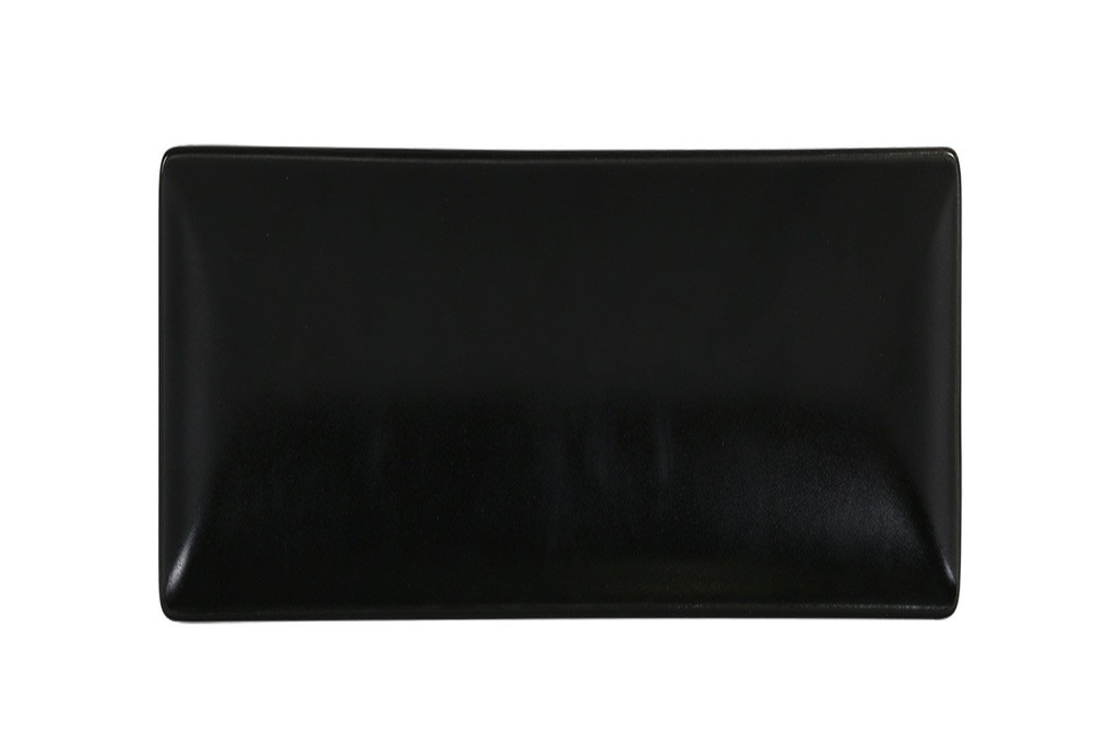 [B758011-1] BLACK RECTANGULAR TRAY  20x13x2 cm MING