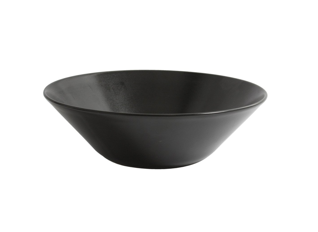 [B2968] & ENSALADERA NEGRA STONEWARE THE RESERVE