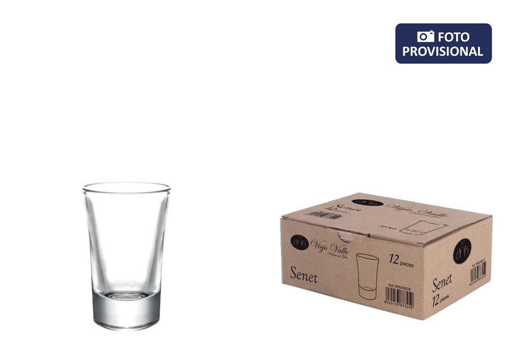 [HP829602B] VASOS CHUPITO 37.5cc "SENET" (VV)