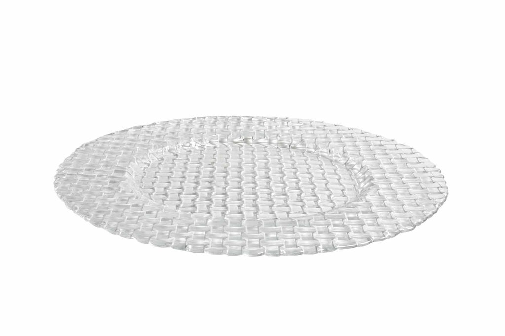 [B3201] PRESENTATION PLATE ø32cm W/WING"BRAID"