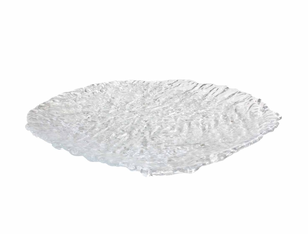[B3183] RECT.TRAY LUSTRE 27x27cm  "ANNA"