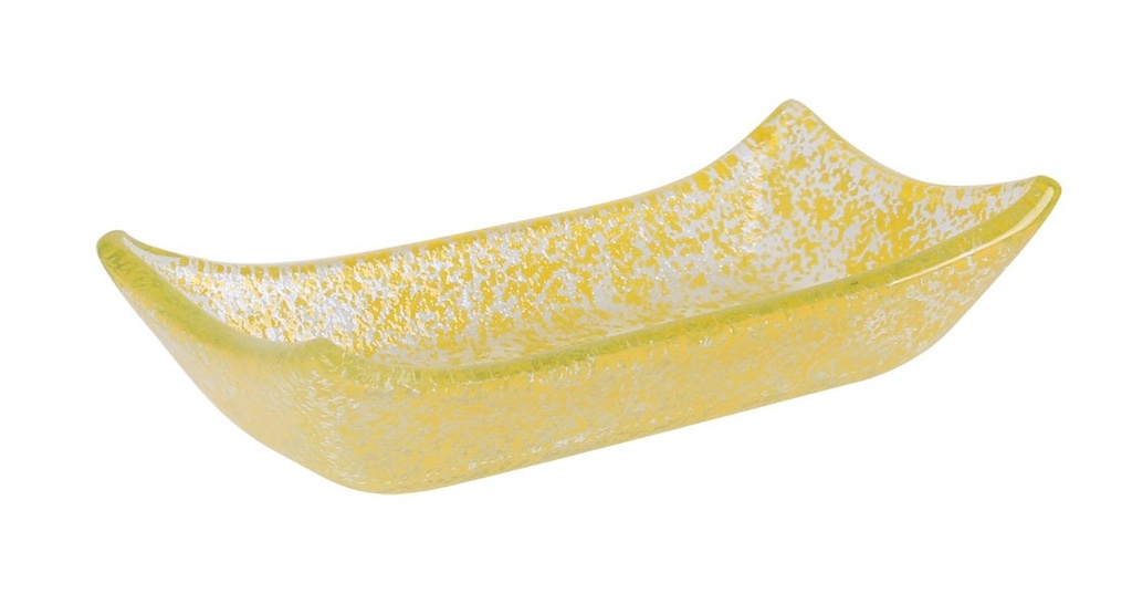 [B605033] BANDEJITA DEGUSTACION AMARILLO 5x10x2.5cm