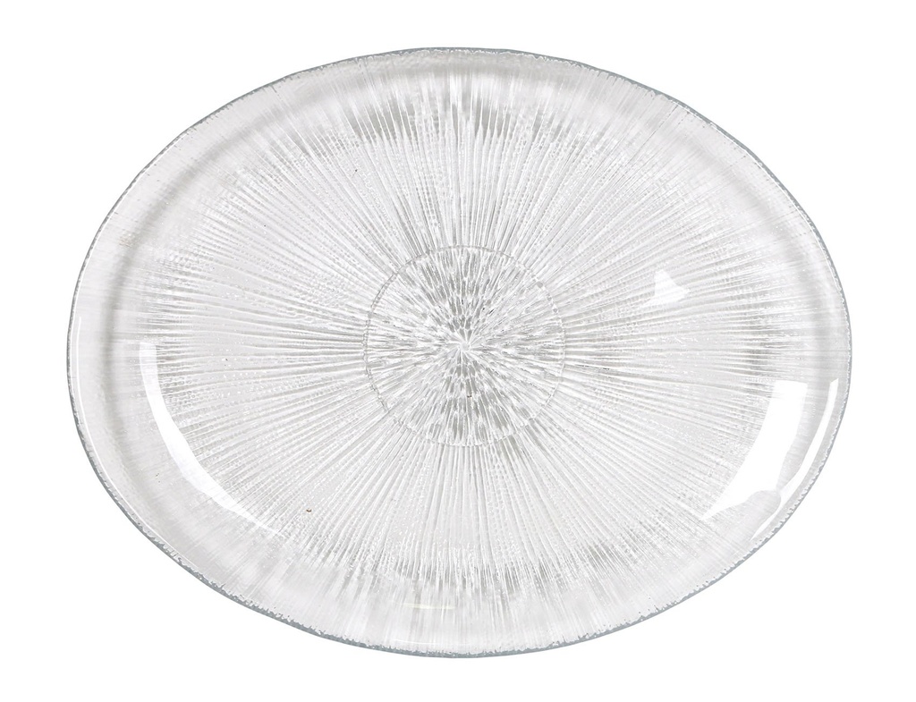 OVAL TRAY ASTER 26x21cm