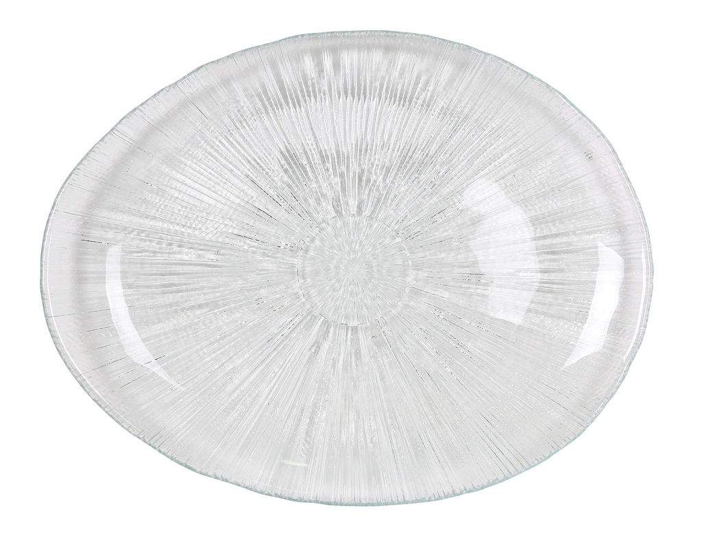 OVAL TRAY ASTER 32x28cm