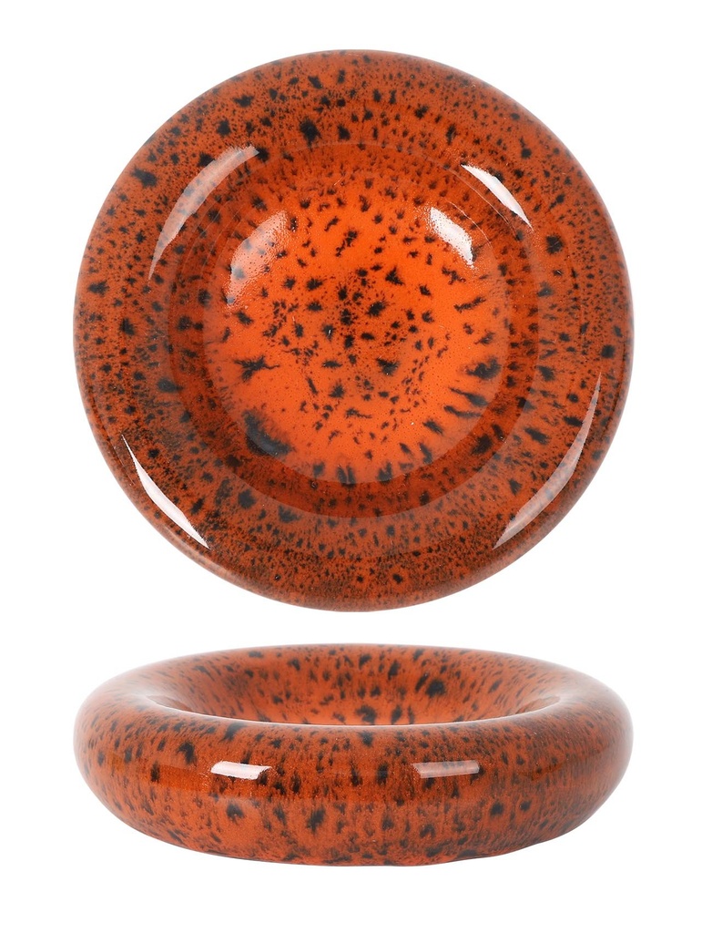 [B1033002] PLATO CLEOPATRA NARANJA ø20x5cm