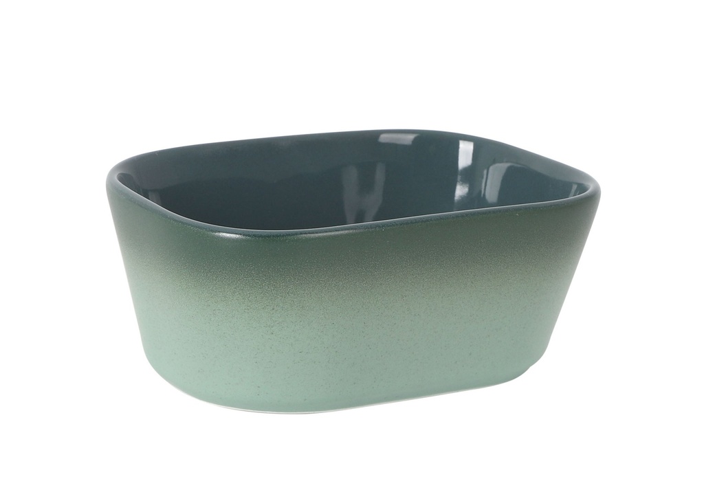 [B1502014A] BOWL RECT. CATARIA VERDE 9x6.5x4cm 13cl