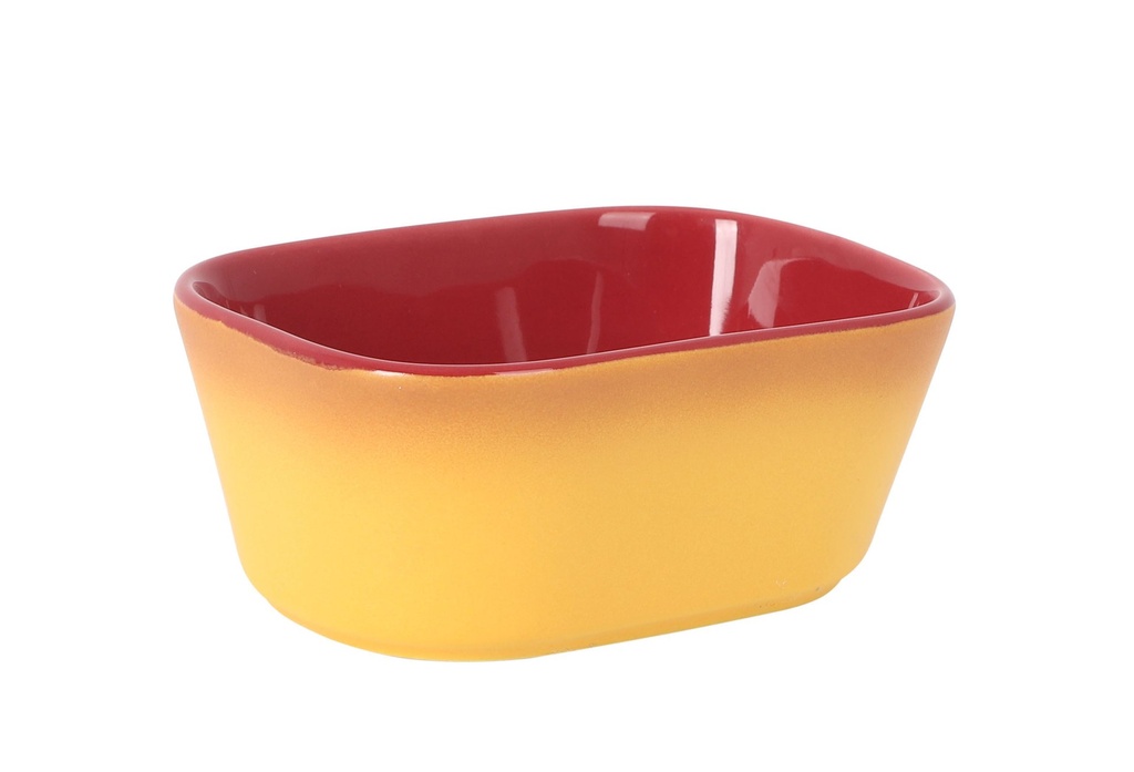 [B1502014B] BOWL RECT. CATARIA MOSTAZA 9x6.5x4cm13cl