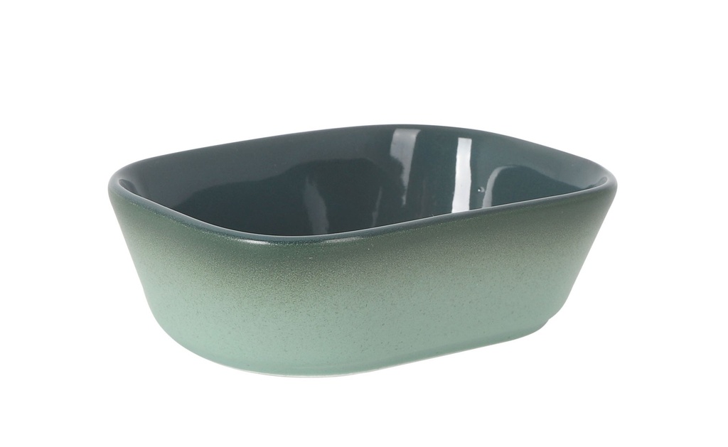 [B1502015A] BOWL RECT. CATARIA VERDE 9x6.5x3cm 9cl