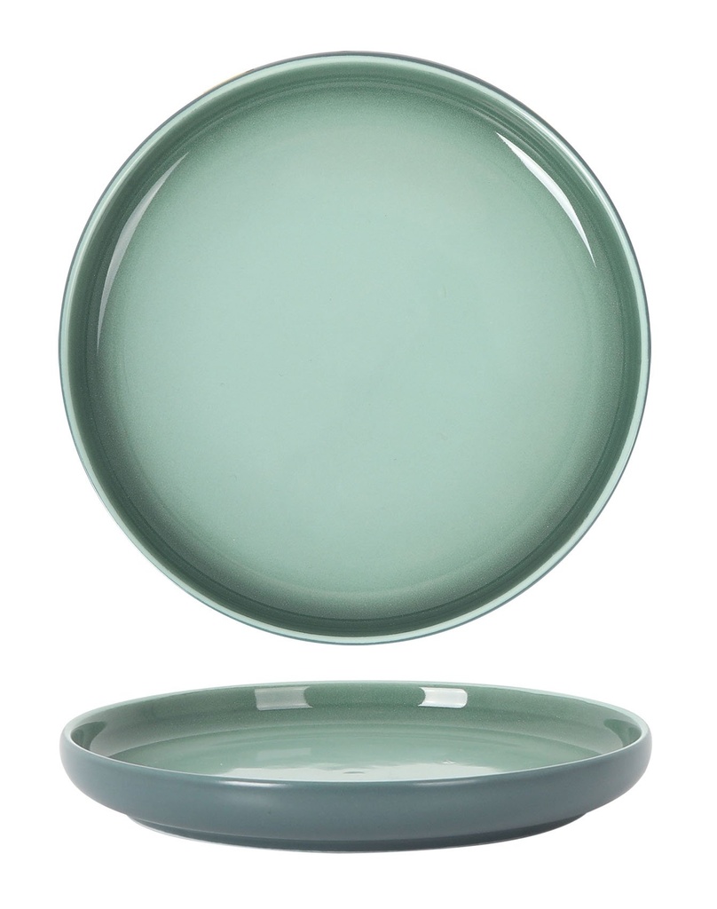 [B1502003A] PLATO DEGUSTACION CATARIA VERDE ø13.5x2cm