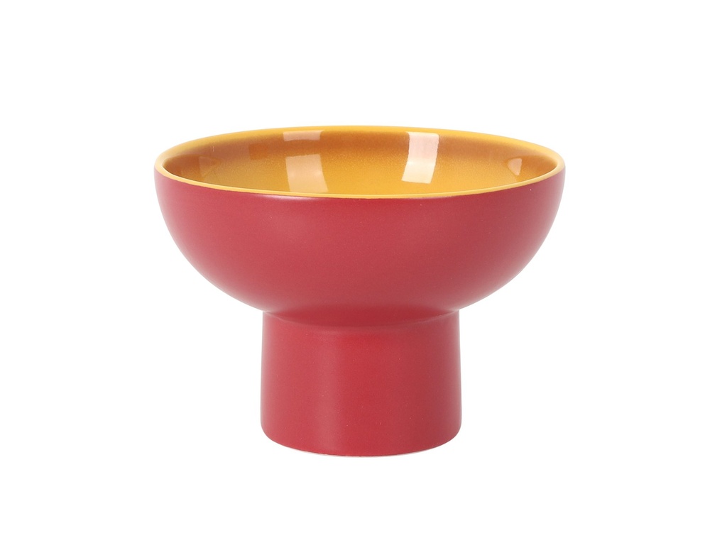 MUSTARD BOWL W/FOOT CATARIA ø10x7cm 26cl