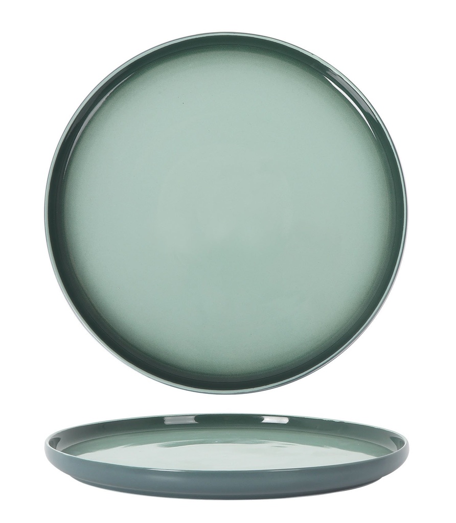 GREEN DESSERT PLATE CATARIA ø22.5x2cm