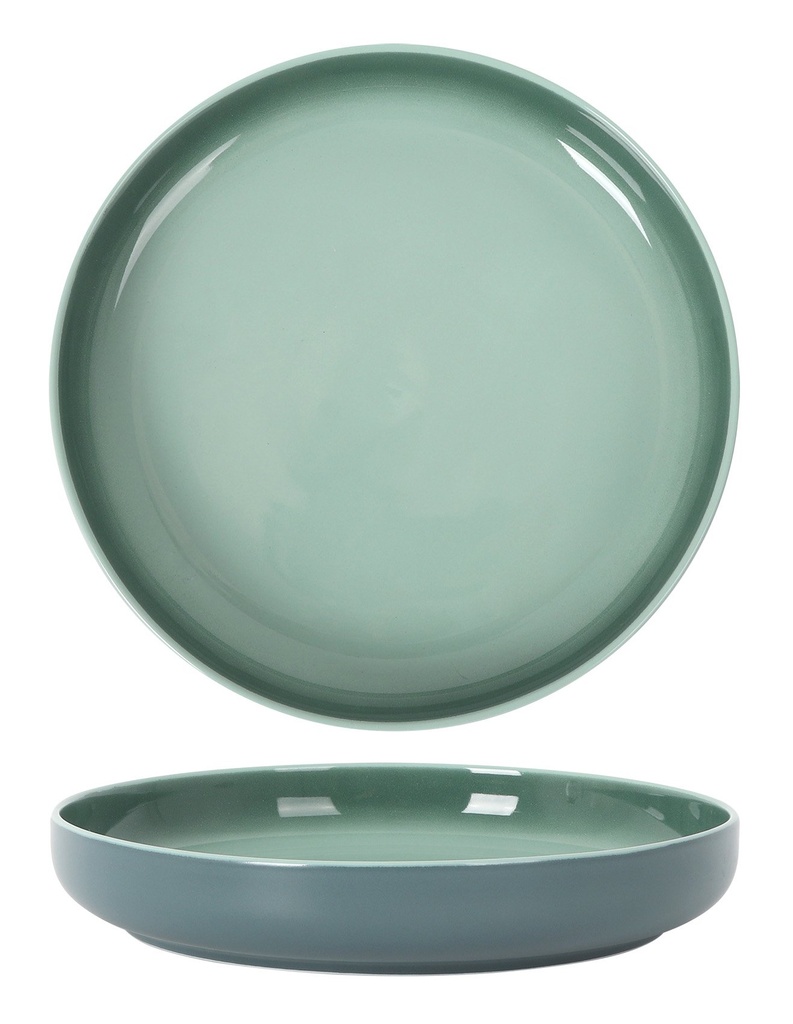 PLATO HONDO CATARIA VERDE ø21x3.5cm