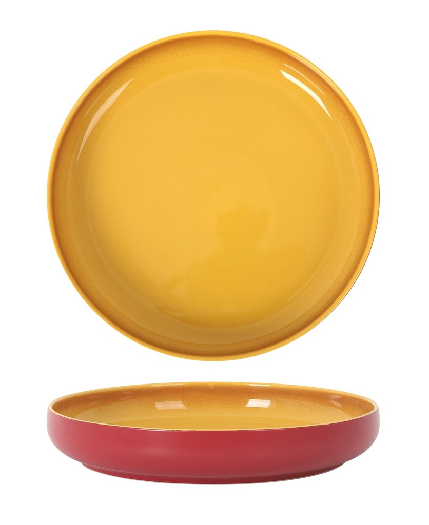 MUSTARD DEEP PLATE CATARIA ø21x3.5cm