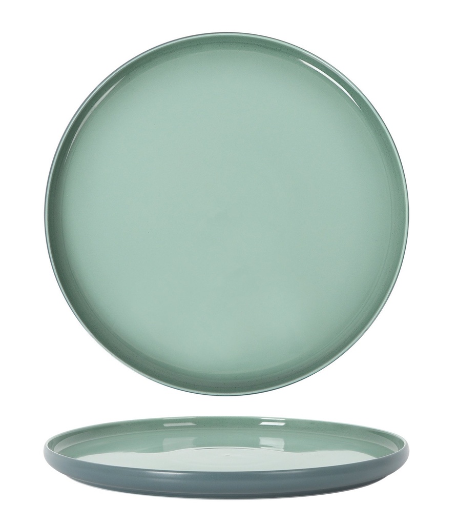 PLATO LLANO CATARIA VERDE ø25x2cm