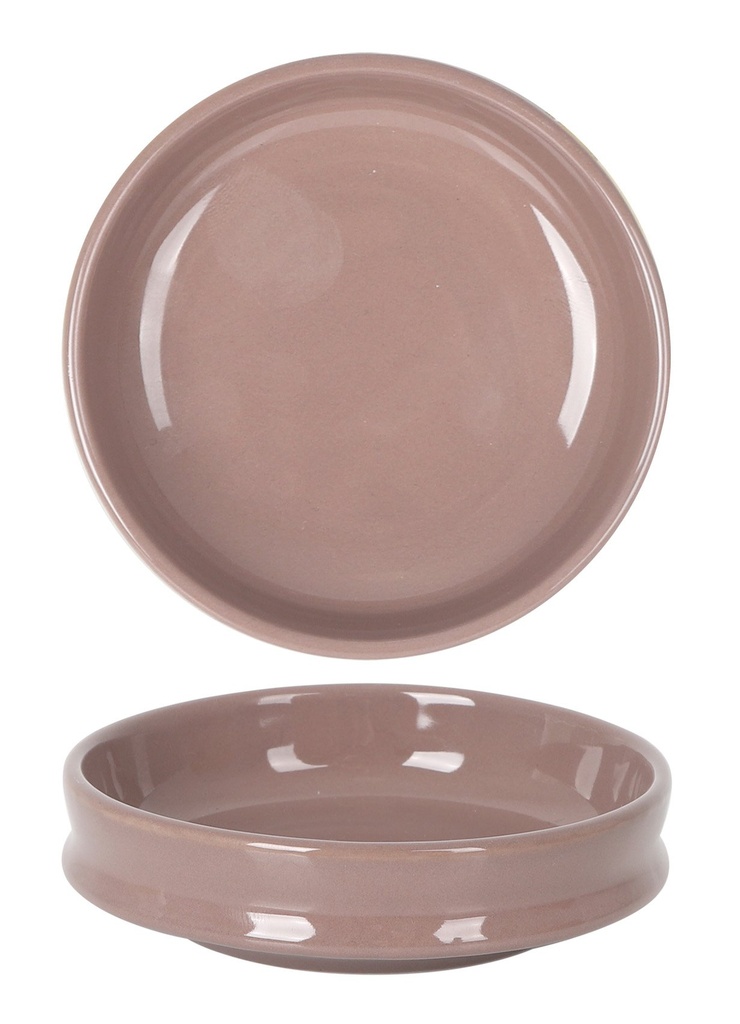 [B1502021B] PLATO BAMBOLA DEGUSTACION MARRON ø9x2.5cm 9cl