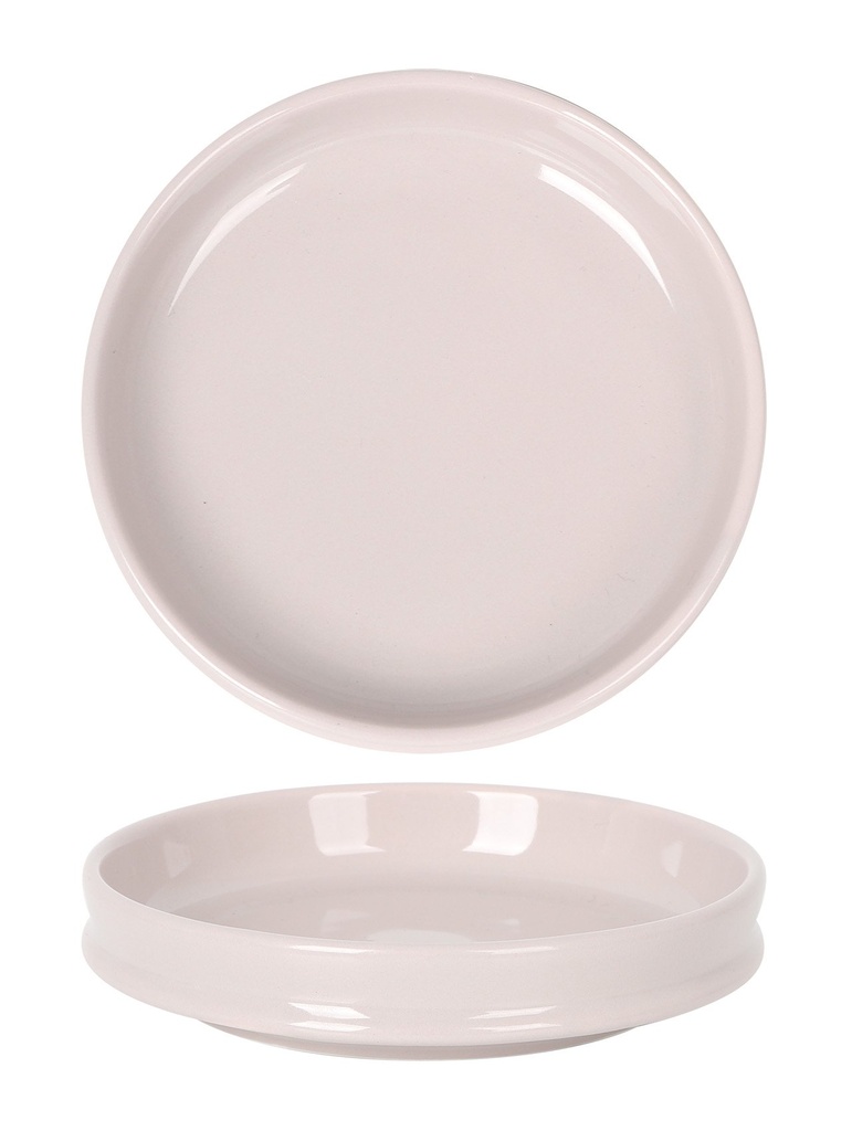 DEGUSTACION PLATE PLATE PINK BEIGE