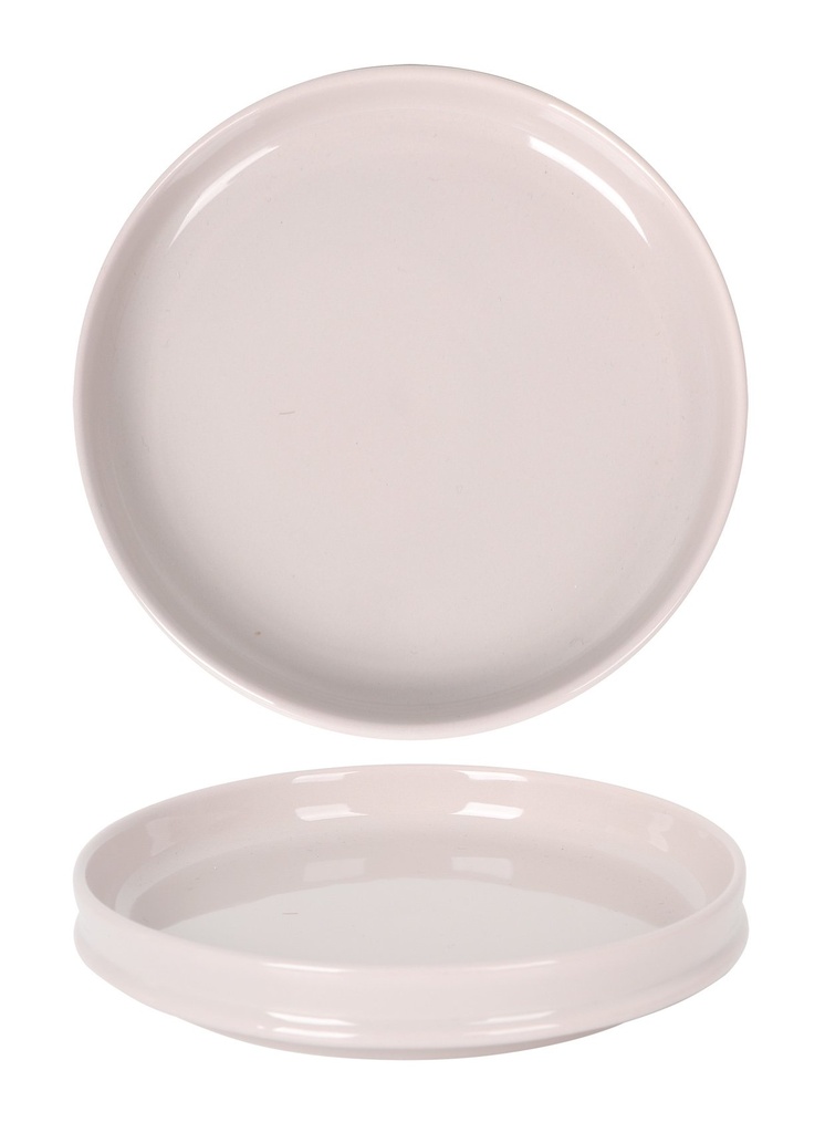 [B1502019A] PLATO BAMBOLA DEGUSTACION PINK BEIGEø16x2.5cm30cl