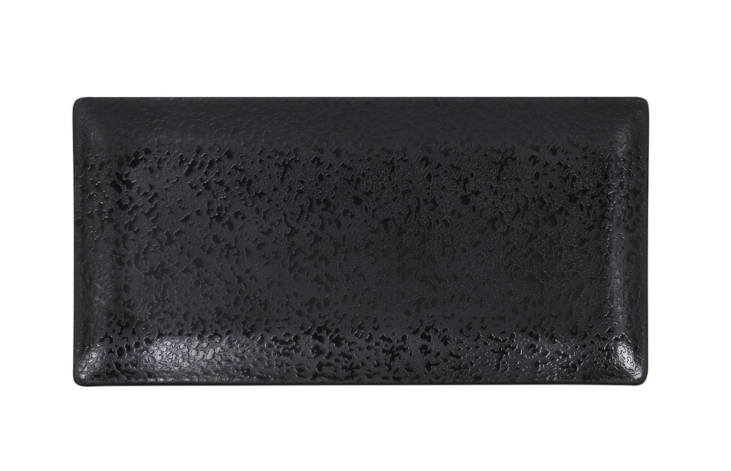 #-24- RECT. BLACK TRAY KORIO ARIZONA 30x