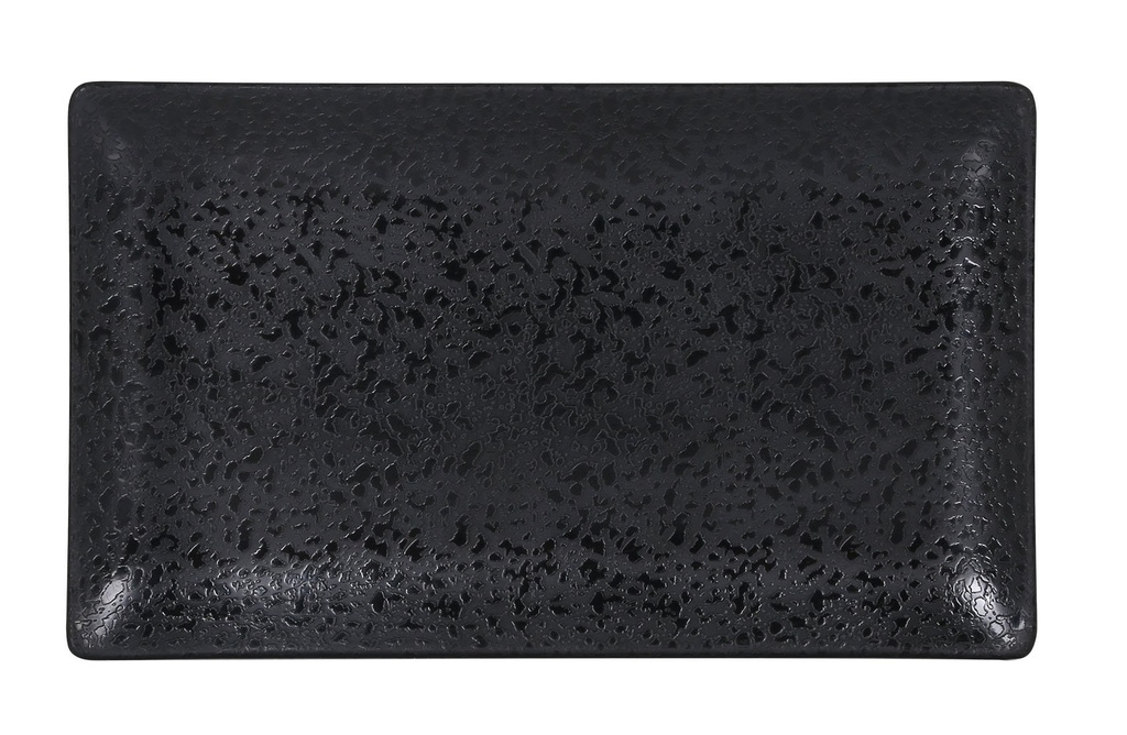 #-24- RECT. BLACK TRAY KORIO ARIZONA 25x