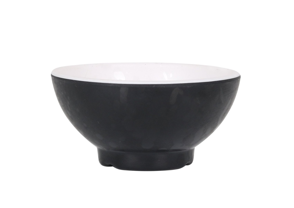 [B100V033R] BOWL NEGRO-BLANCO ARIZONA ø7.5x3.5cm 6cl