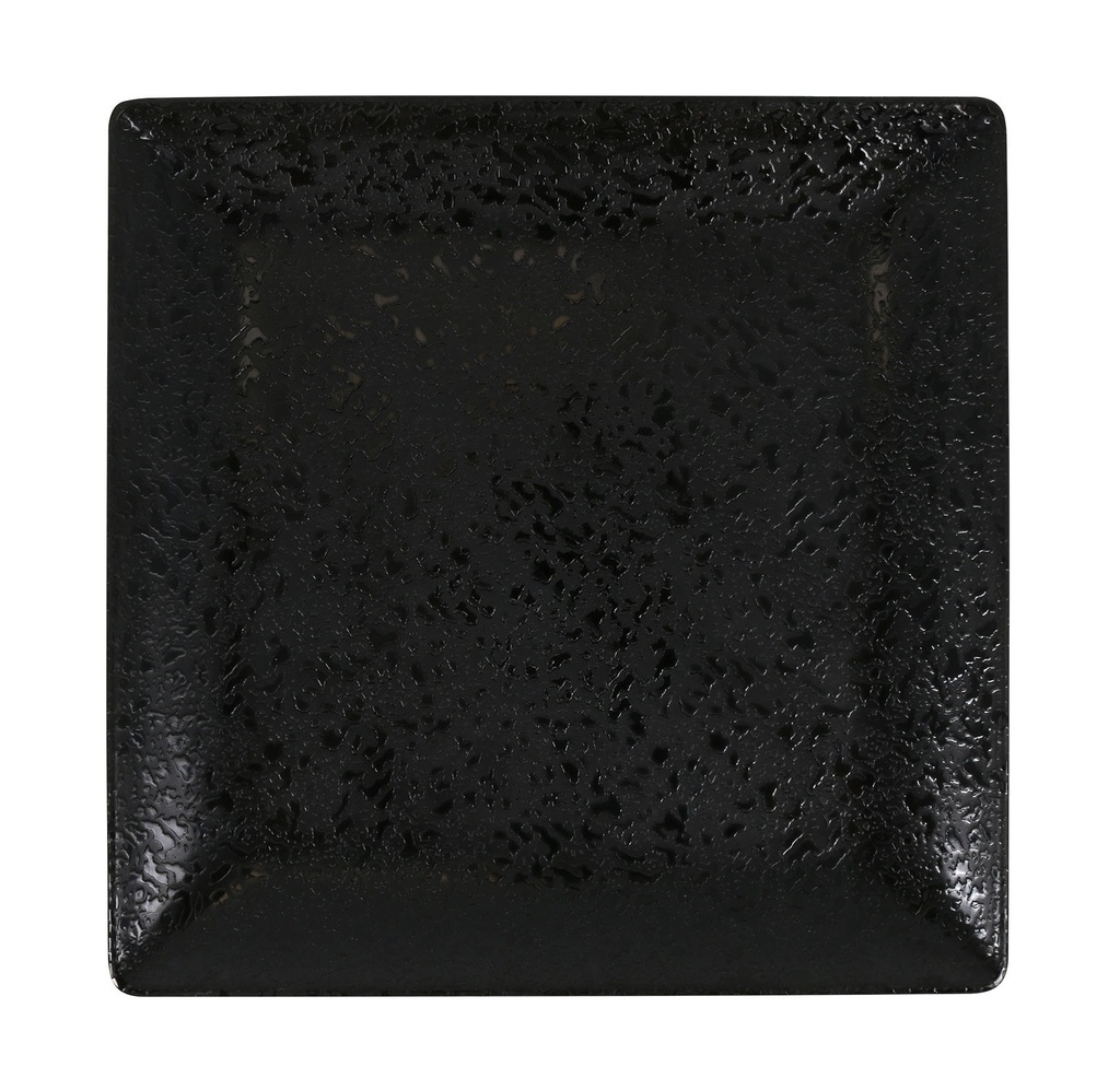 [B100V368B] PLATO LLANO MING III ARIZONA NEGRO 24x24x2.5cm