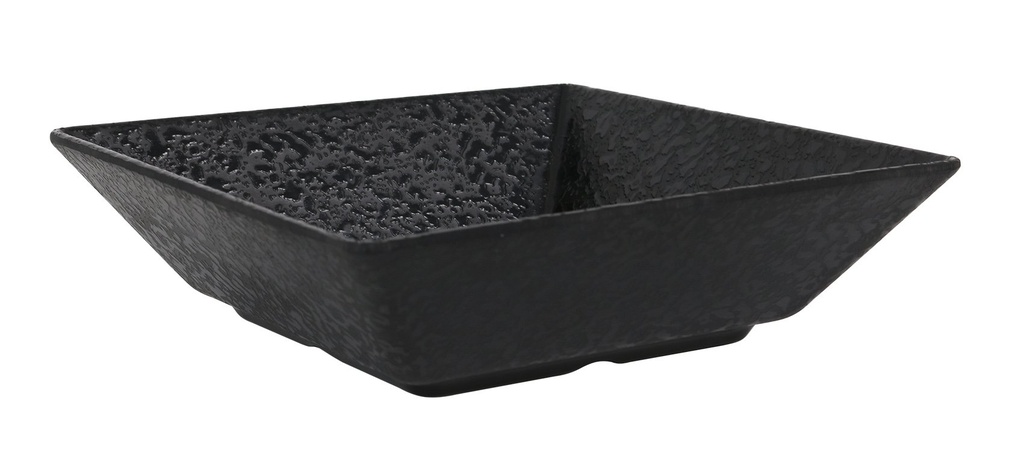 PLATO HONDO MING III NEGRO 17.5x17.5x5cm
