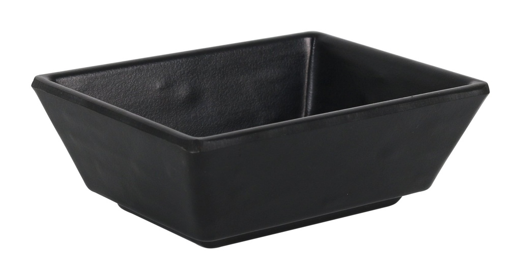 BOWL RECTANGULAR MING III BLACK 8x6x3cm