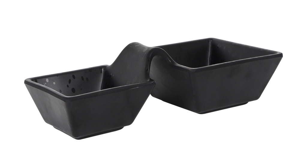MELAMINE DOUBLE BOWL
