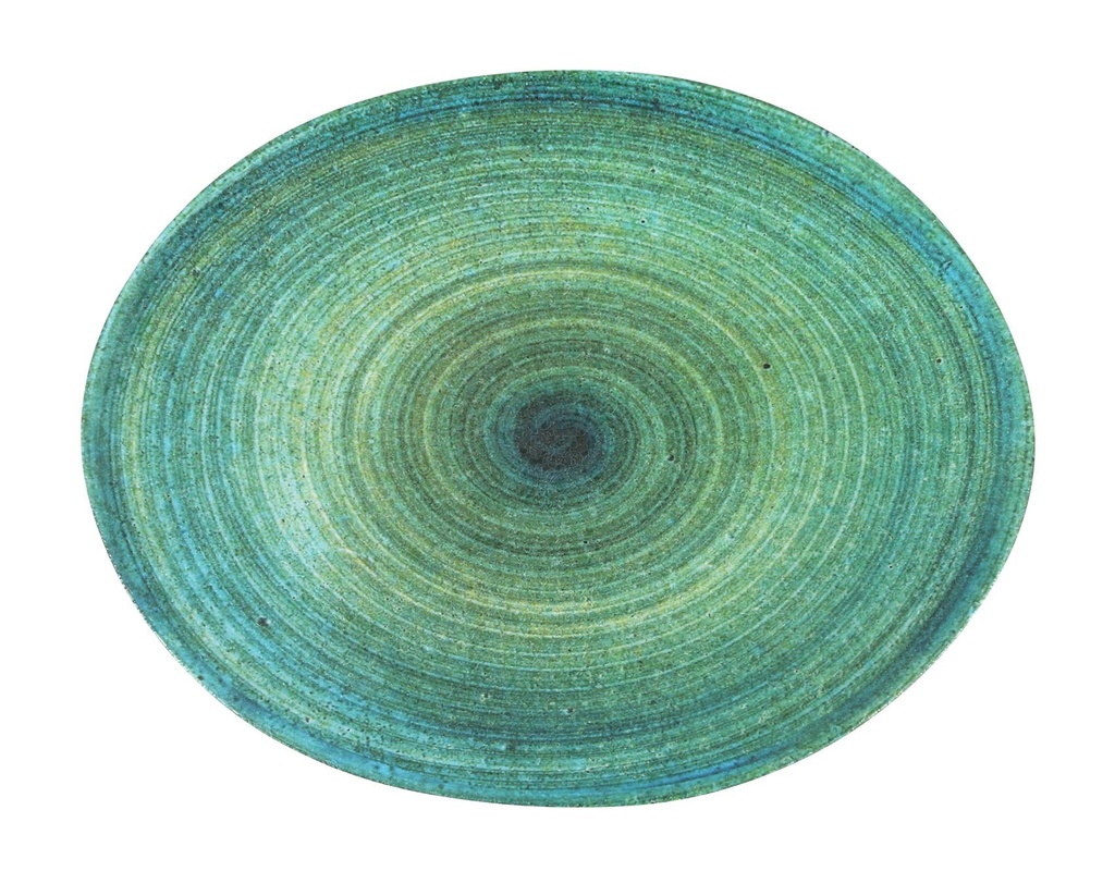 #-12- BANDEJA OVAL STREGA BARLOVENTO 31x24x2.5cm