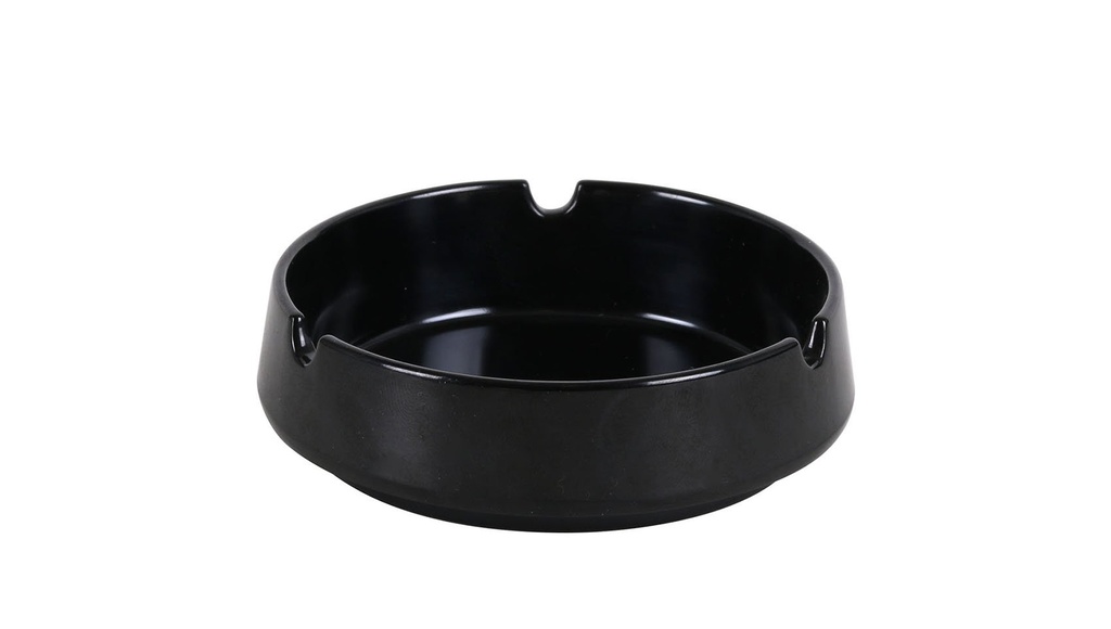 CENICERO  ø9x2.5 cm NEGRO
