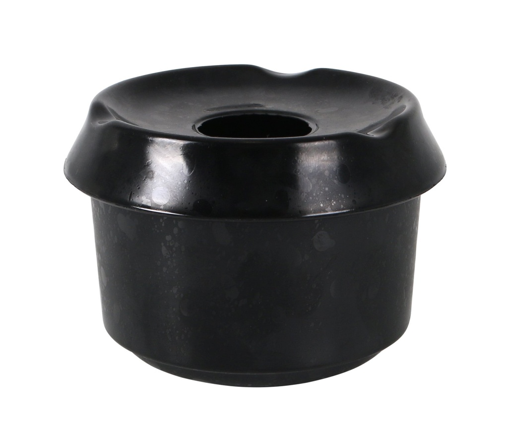BLACK WATER ASHTRAY ø9x6.5cm