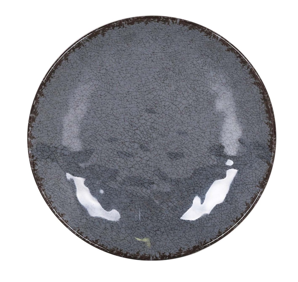 [B1052013D] #-36- PLATO LLANO GRIS GUAYABA ø25.5x4cm