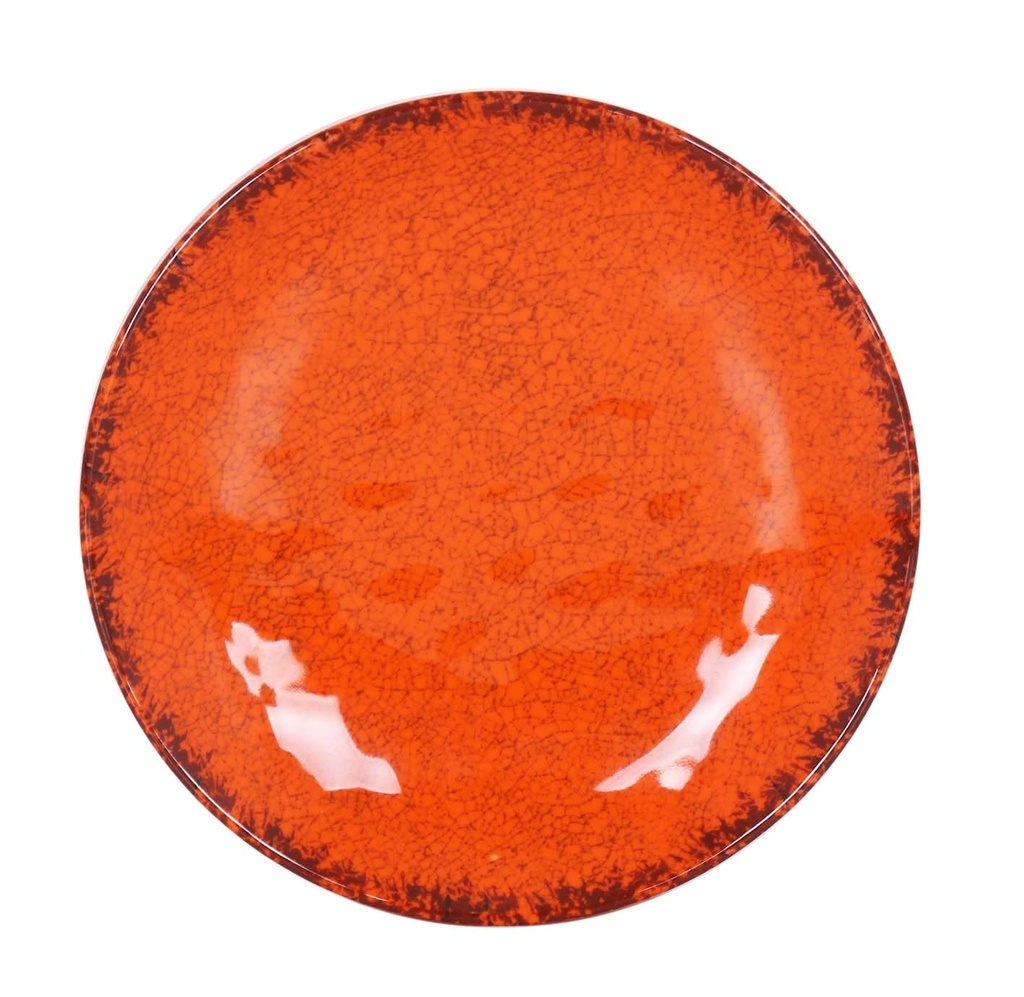 #-48- ORANGE DESSERT PLATE GUAYABA ø21.5