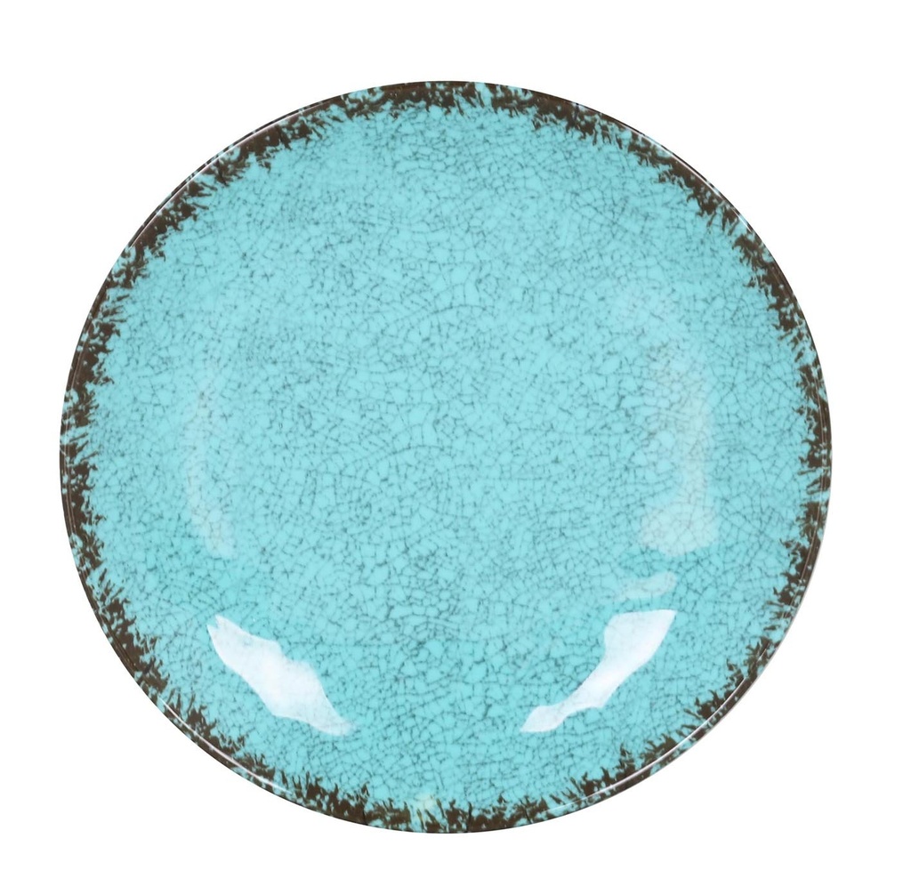 #-48- BLUE DESSERT PLATE GUAYABA ø21.5x3