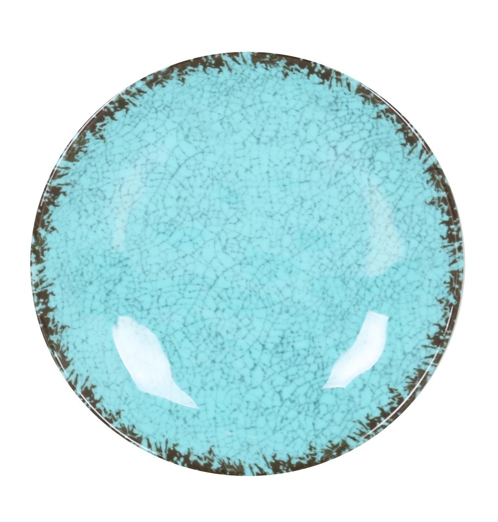 [B1052015C] #-96- PLATO PAN AZUL GUAYABA ø15.5x2.5cm
