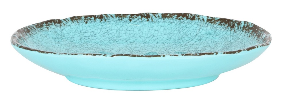 #-48- BLUE OVAL TRAY GUAYABA 22,5x16.5x4