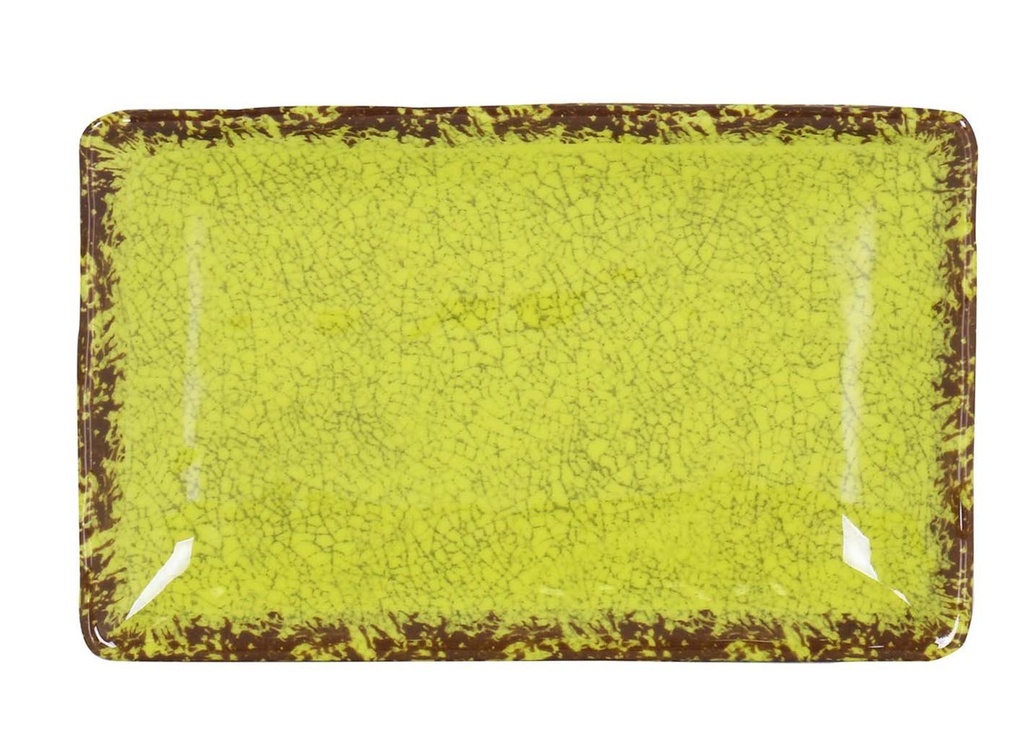 #-48- BANDEJA RECT. PISTACHO GUAYABA21.5x13.5.x3