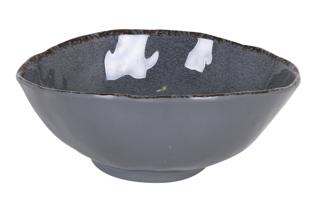 #-24- ENSALADERA GRIS GUAYABA 24x20.x9,5cm