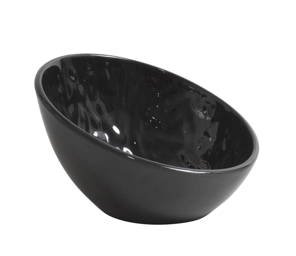 [B885087R] BLACK OVAL MAMBA BOWL 17x16x9.9cm