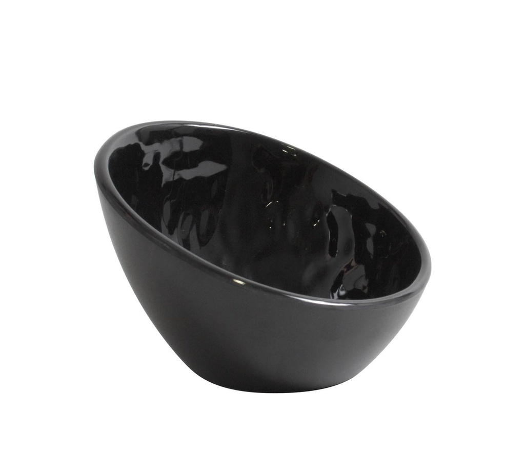 BOWL OVAL MAMBA NEGRO 13.4x12.7x8.4cm