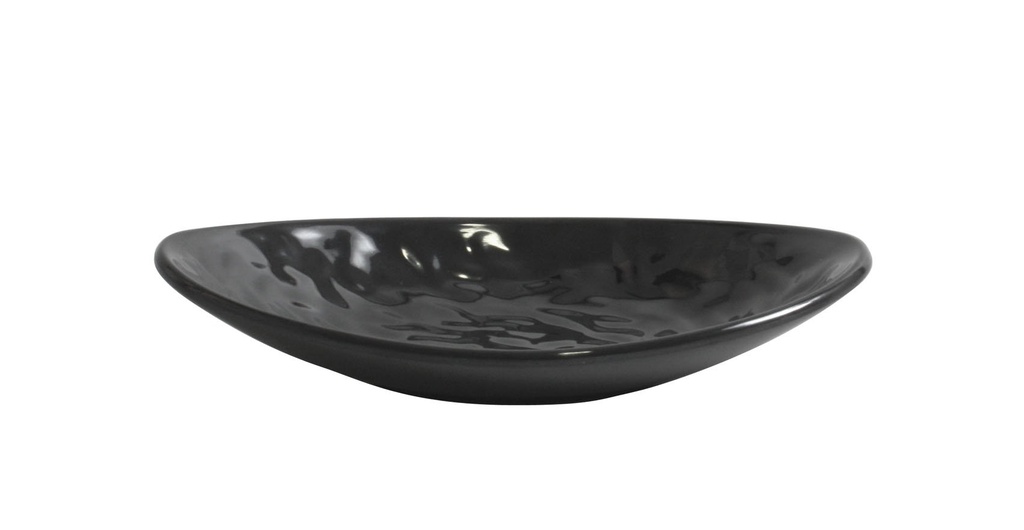 [B885095R] BLACK OVAL MAMBA TRAY 18.3x10.2x3.5cm