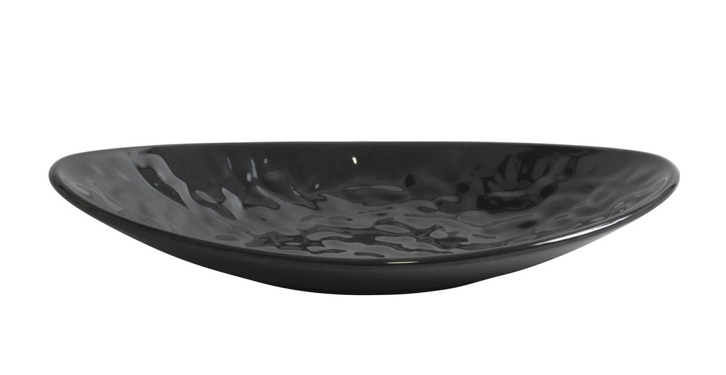 [B885097R] BLACK OVAL MAMBA TRAY 30.5x17.5x5cm