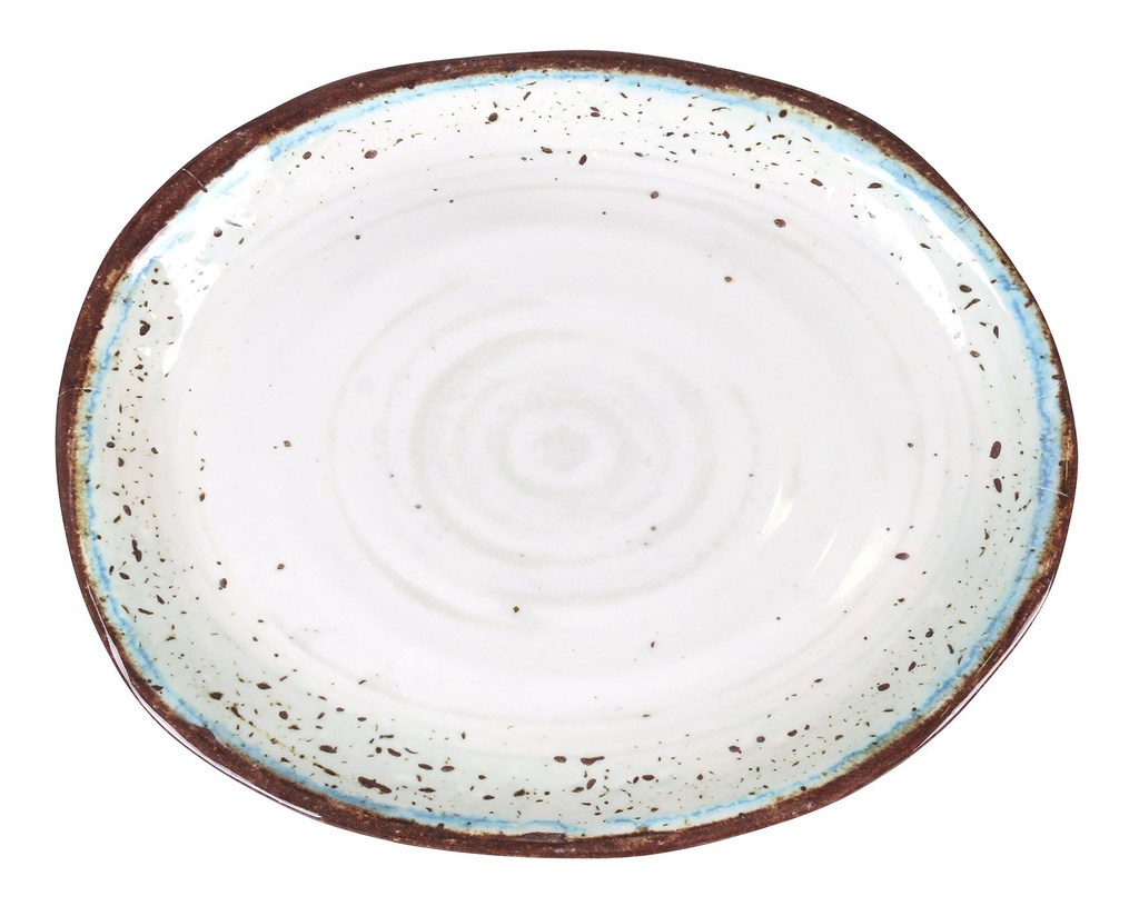 #-24- OVAL PLATTER MESSINA 27.5x22x1.5cm